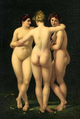 Baron Jean-Baptiste Regnault The Three Graces china oil painting image